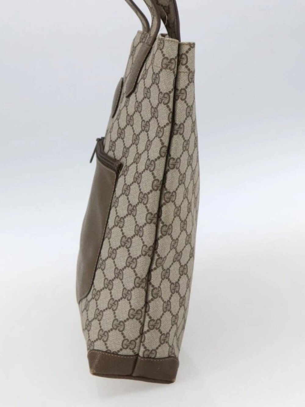 GUCCI GG Supreme Tote Bag PVC Beige Gold 002 103 1301 Auth ka2063 - Picture 5 of 16